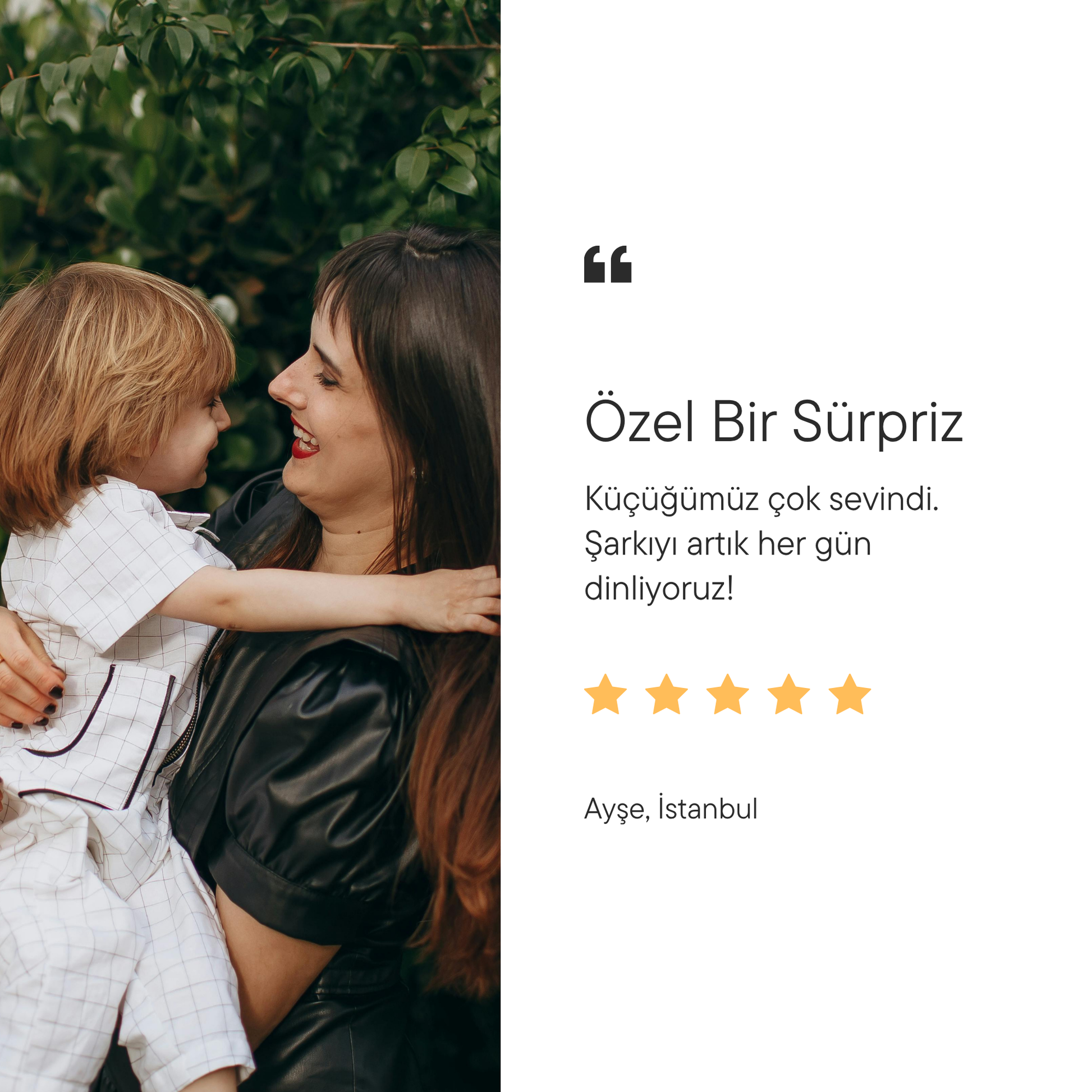Kişiye Özel Çocuk Şarkısı