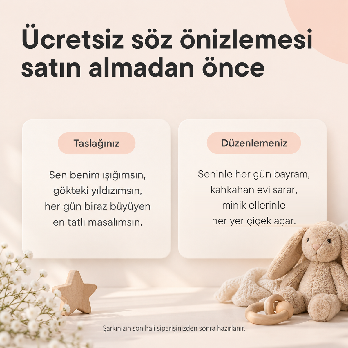 Kişiye Özel Doğum Günü Şarkısı: ürün görseli 5