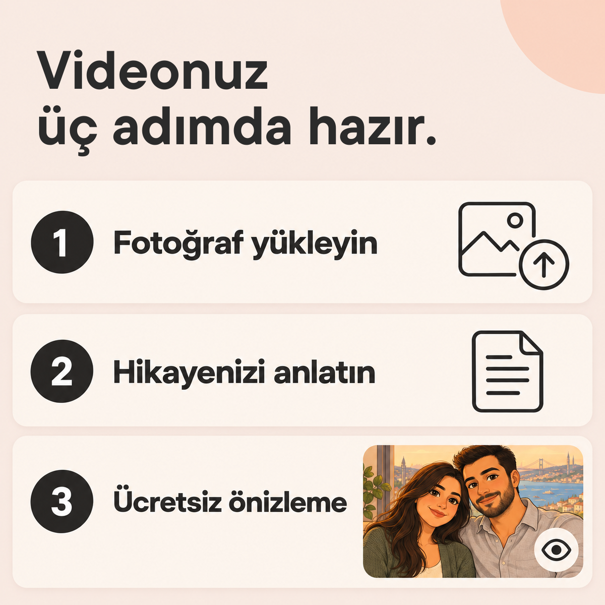 Kişiye Özel Aşk Hikayesi Videosu: ürün görseli 4