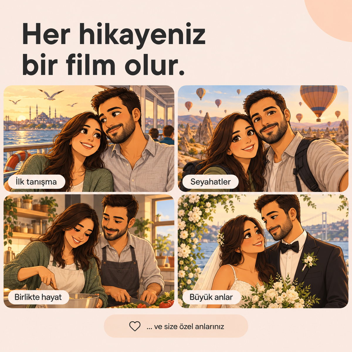Kişiye Özel Aşk Hikayesi Videosu: ürün görseli 5